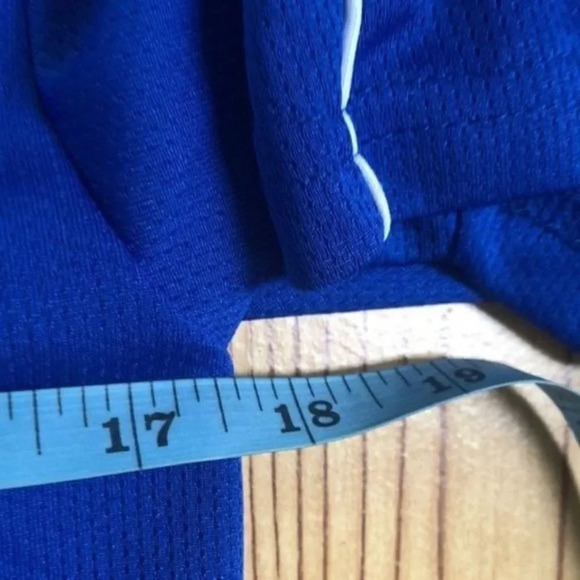 Royal Blue 2 Button Baseball Jersey Sport Athletic T-Shirt - Picture 11 of 12